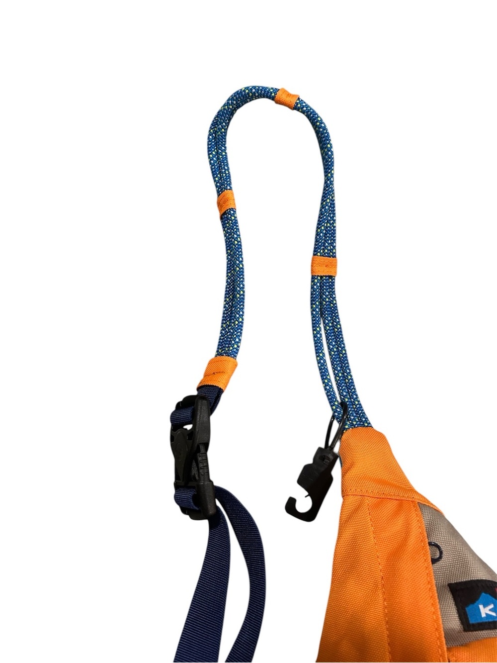 KAVU Orange & Blue Rope Sling Bag - Picture 4 of 7